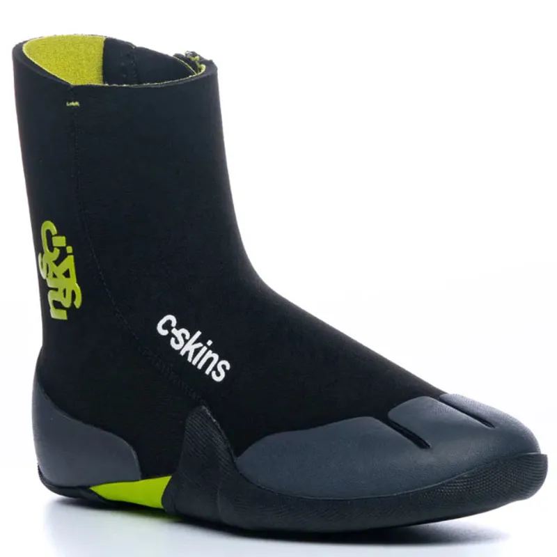 C-Skins Legend 5mm Junior Zipped Boots Graphite-5